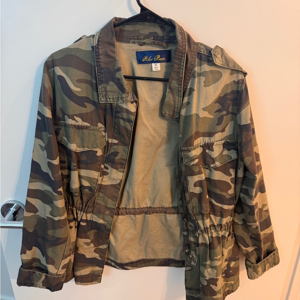 Blue Rain Camouflage Jacket